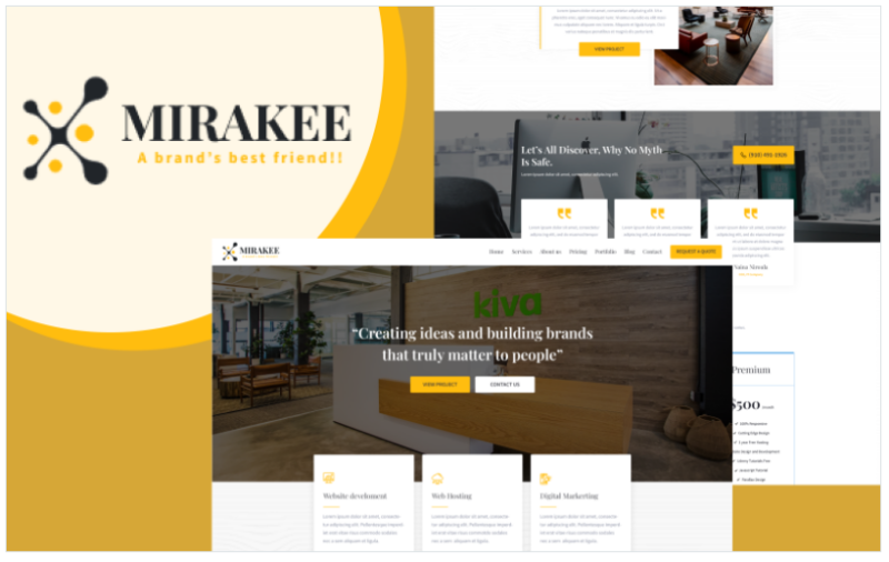 Mirakee – A Multipurpose Elementor Template Kit(m)