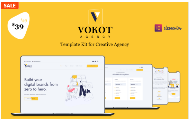 Vokot-IT Solution &Agency Multi-Purpose WordPress Theme(m)