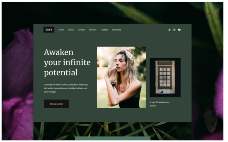 Zala – Lifestyle Coaching Therapy FREE Template(m)