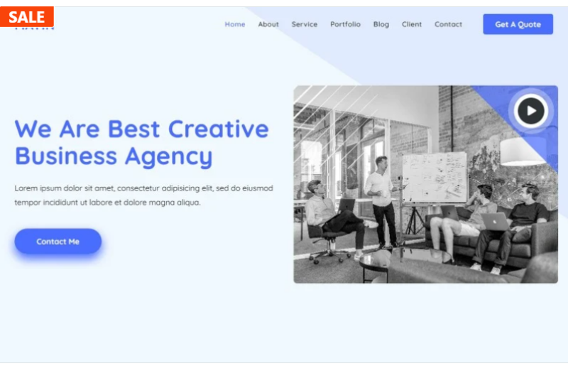 Matin – Digital Agency Landing Page Template