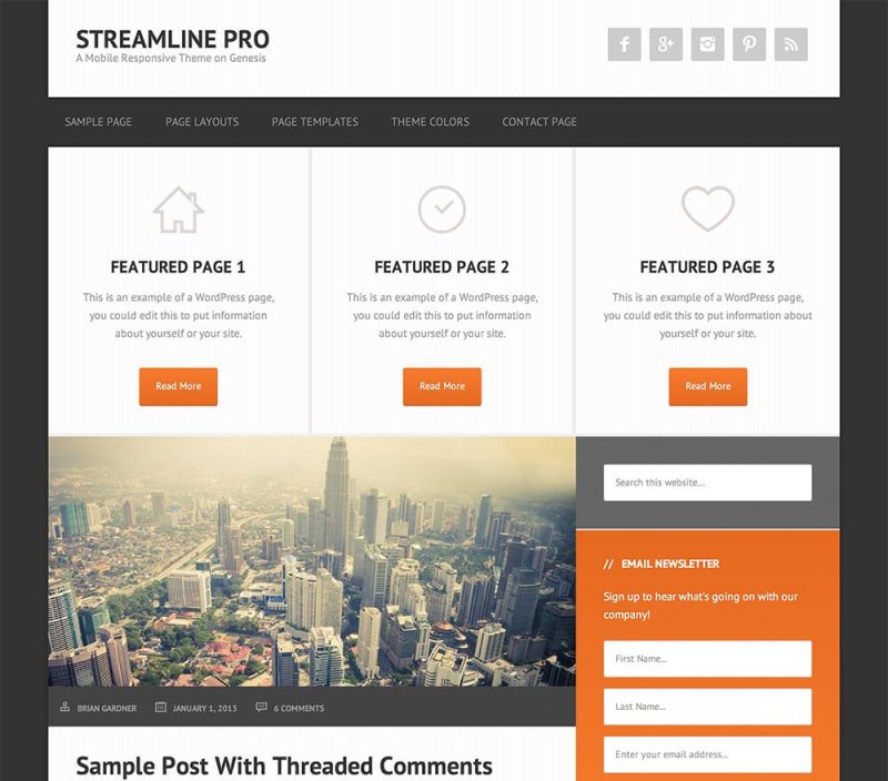 StudioPress Streamline Pro Theme 3.1