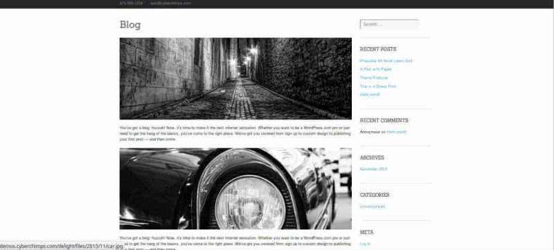 CyberChimps Delight WordPress Theme 1.0.0.4