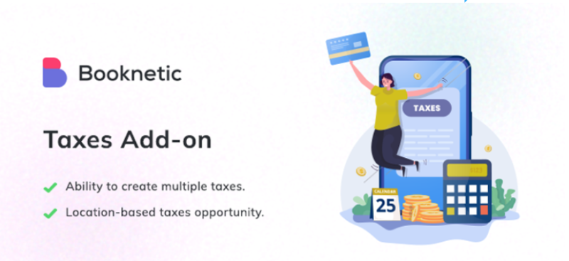 Tax add on for Booknetic