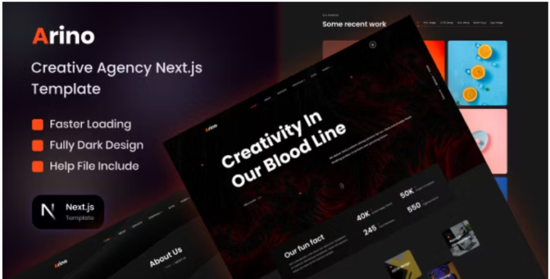 Arino Creative Agency Nextjs Template