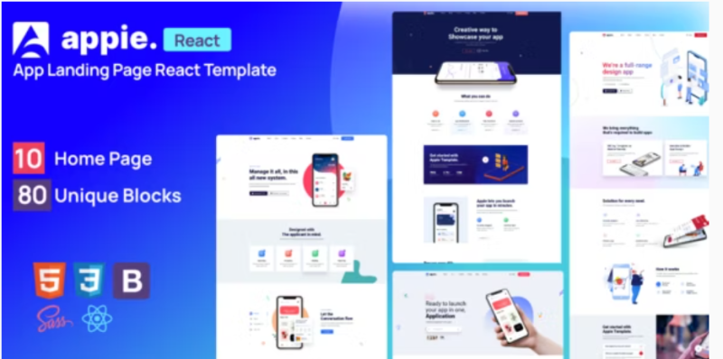 Appie React App Landing Page