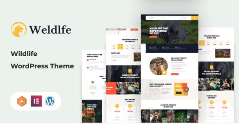 Weldlfe Wildlife WordPress Theme