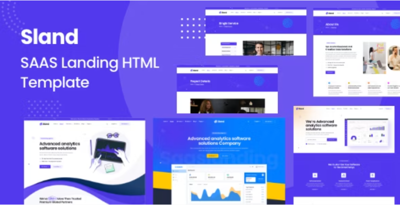 Sland Software Landing Page