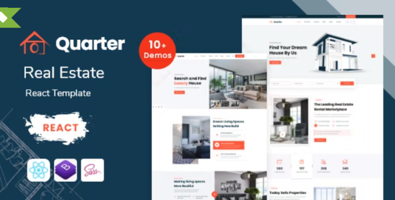 Quarter Real Estate React Template