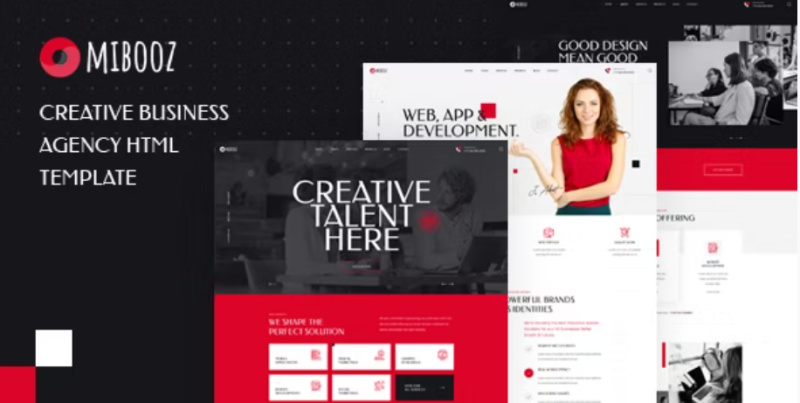 Mibooz Creative Agency HTML Template