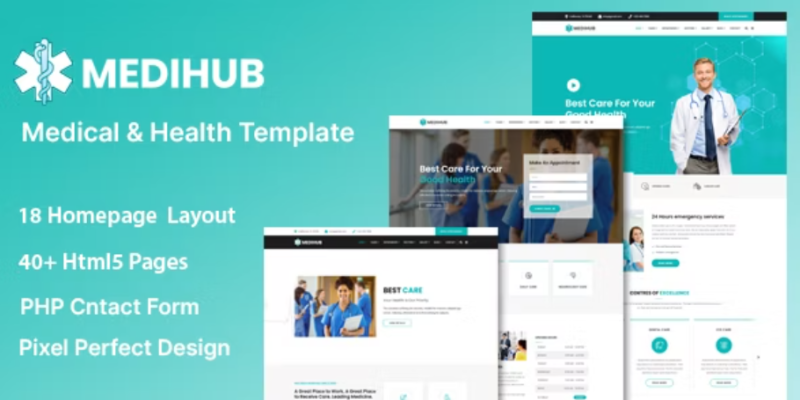 MediHub Medical Health Template