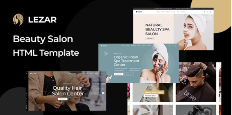 Lezar Beauty Salon Spa HTML Template