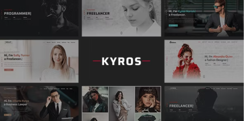 Kyros Personal Portfolio CV Resume Template