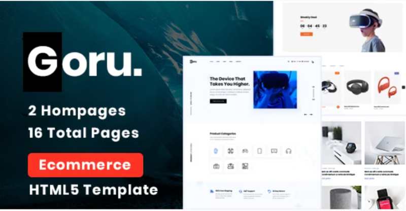 Goru %E2%80%93 Electronics eCommerce HTML5 Template