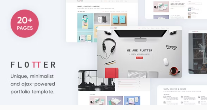 Flotter Responsive Creative HTML5 Template