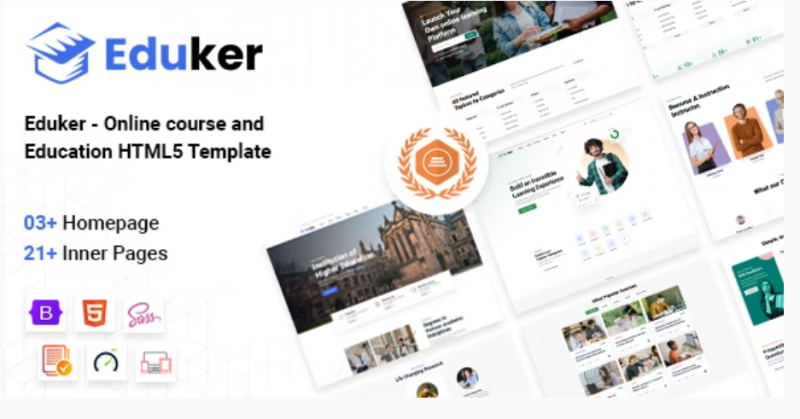 Eduker %E2%80%93 Online Course Education HTML5 Template