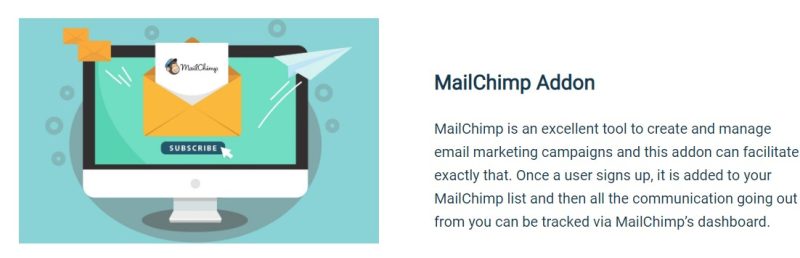 Pie Register Mail Chimp