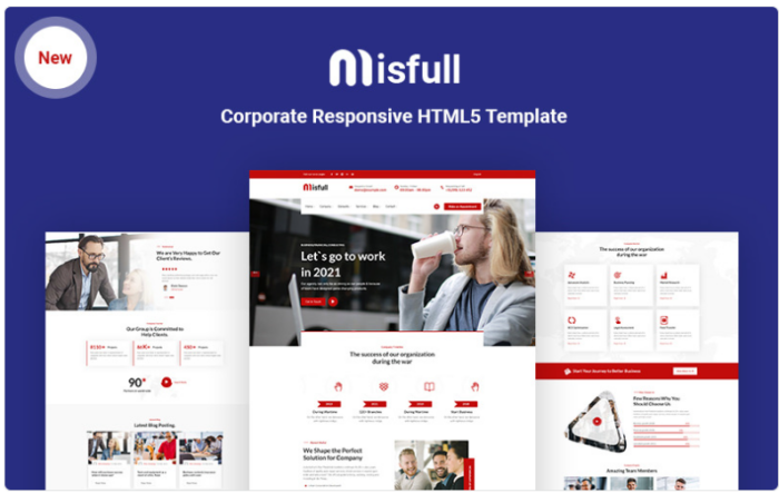 Misfull - Corporate Responsive HTML Website Template 1.0