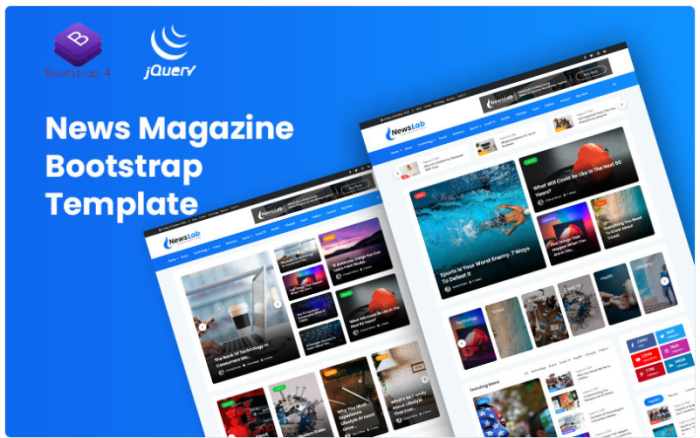 NewsLab - News Magazine Website Template 1.0