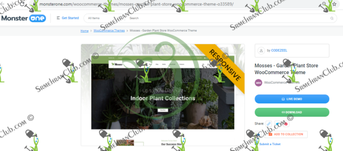 Mosses - Garden Plant Store WooCommerce Theme