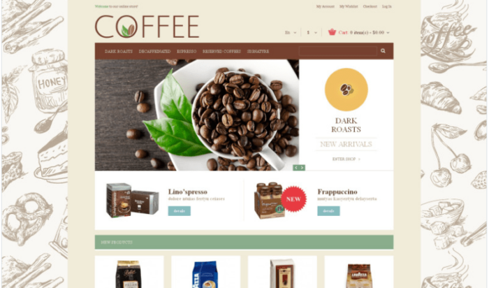 Cup of Coffee Magento Theme