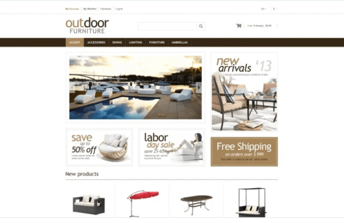 Garden Design Responsive Magento Theme