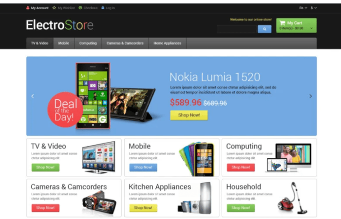 Electro Goods Magento Theme