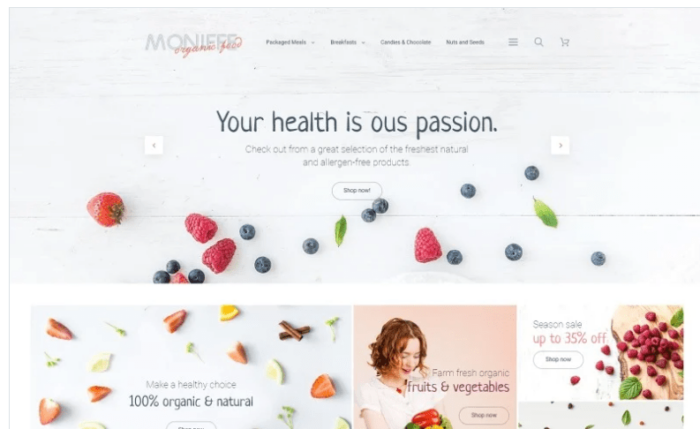 Monifee Magento Theme