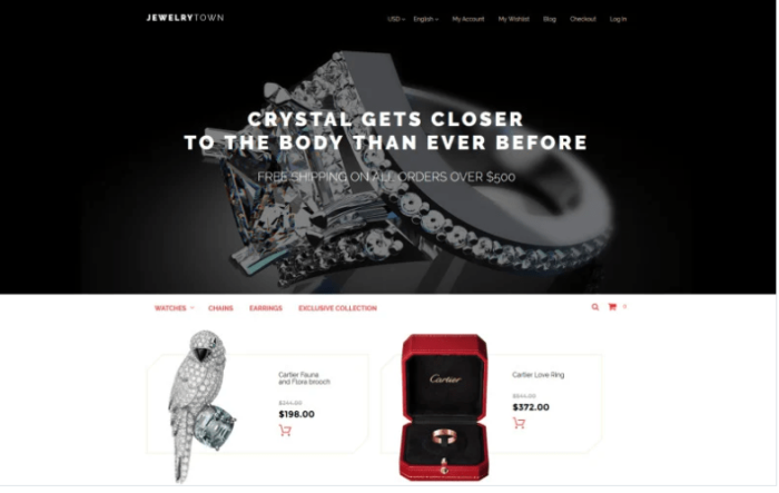 JewelryTown Magento Theme