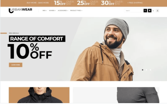 UrbanWear - Apparel Magento Theme