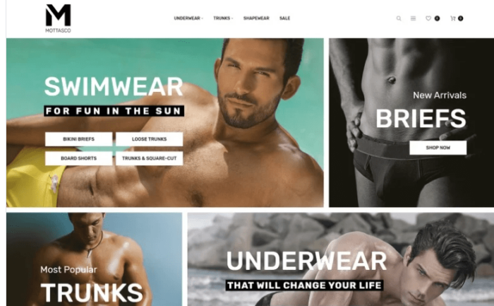 Mottasco - Mens Underwear Responsive Magento Theme