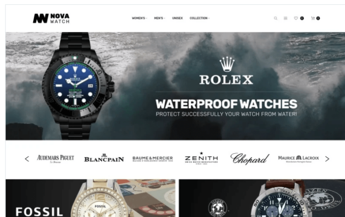 NovaWatch - Watches Store Responsive Magento Theme