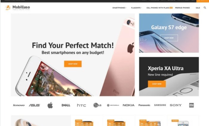Mobillaso - Mobile Store Responsive Magento Theme