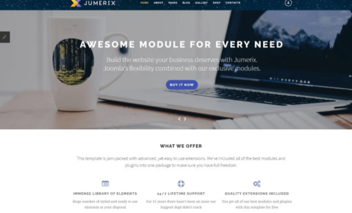 Jumerix - Multipurpose Joomla Template