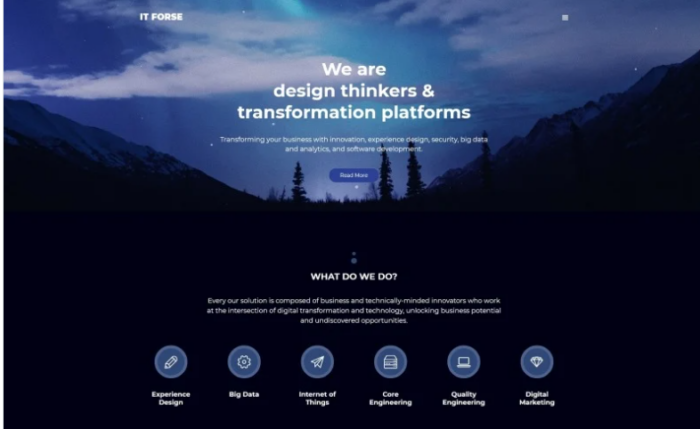 ITforse - Elegant Software Company Joomla Template