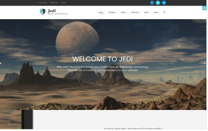 Jedi - Multifunctional Joomla Template