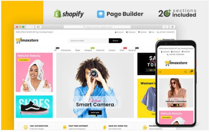 Imax Multipurpose Store Shopify Theme