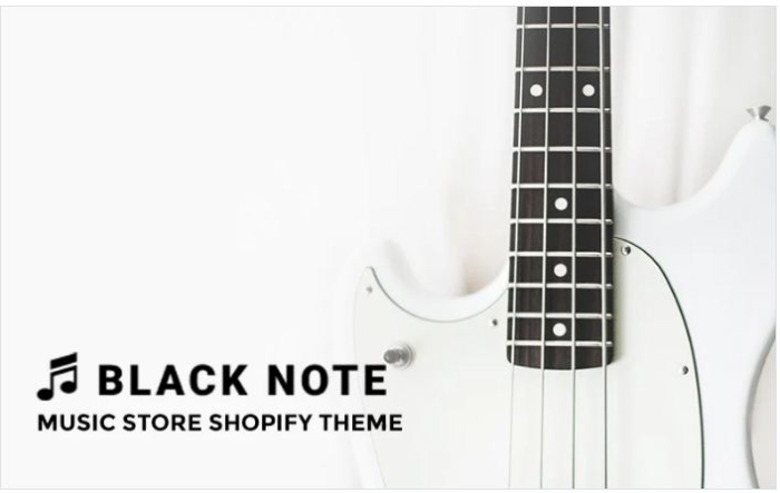 Black Note - Music Store Shopify Theme