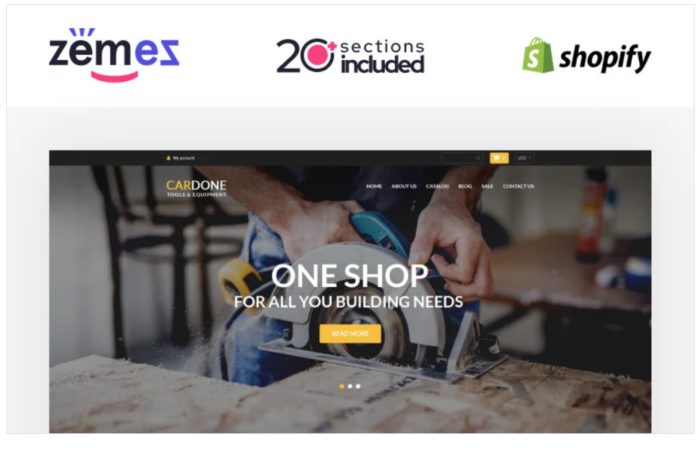 Power Tools Shopify Theme