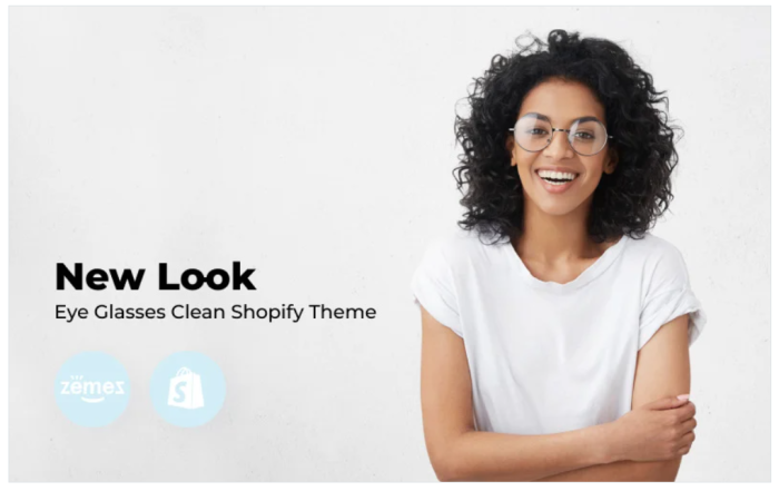 New Look - Eye Glasses Clean Shopify Theme