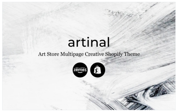 Artinal - Art Store Multipage Creative Shopify Theme