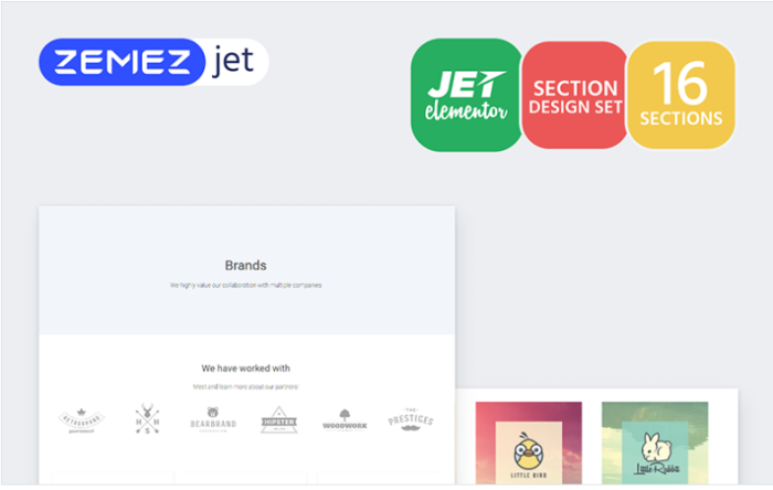 Labelex - Brands Jet Sections Elementor Template