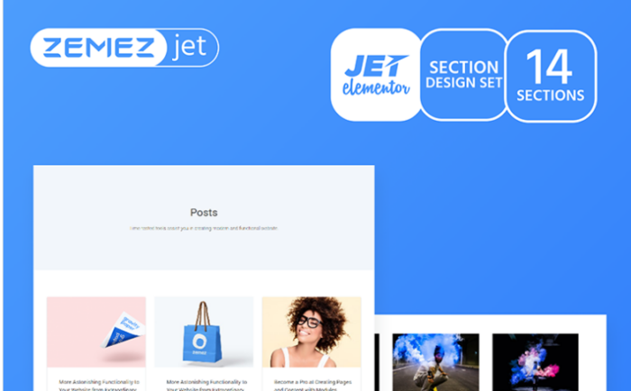 Convetus - Post Slider Jet Sections Elementor Template