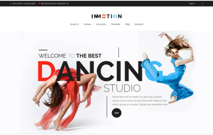 InMotion - Dance School WordPress Theme