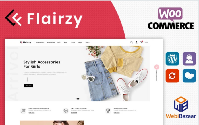 Flairzy WooCommerce Theme