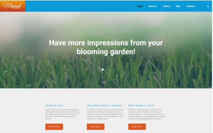 Manuel WordPress Theme