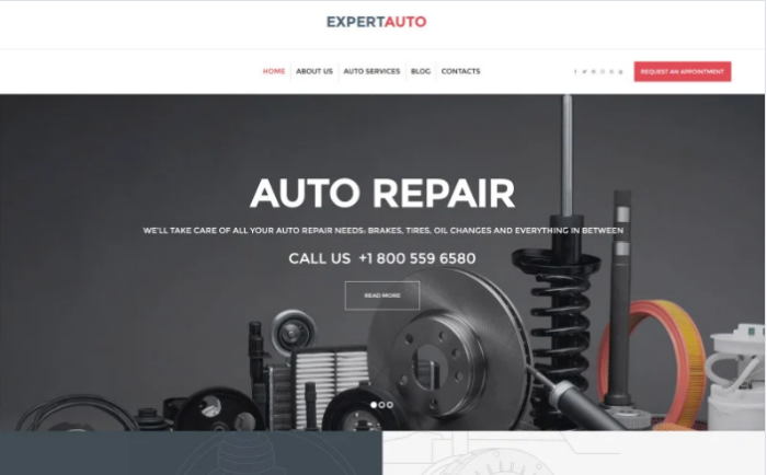 ExpertAuto - Mechanic WordPress Theme