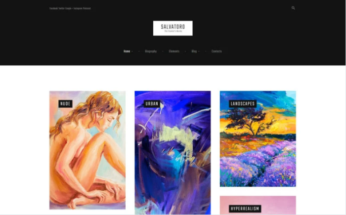 Salvatoro WordPress Theme