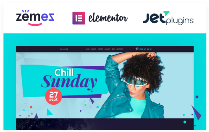 Loungez - Night Club Elementor WordPress Theme