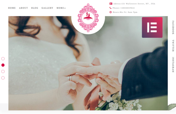 ForeverLove - Wedding Landing Elementor WordPress Theme