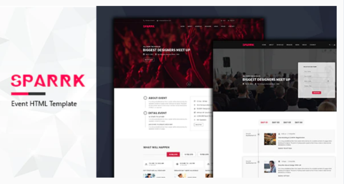 Sparrk – Event & Conference HTML5 Template